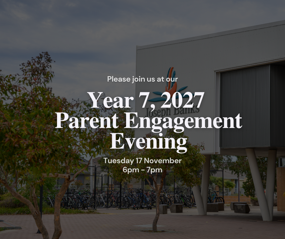 Year 7, 2027 Parent Engagement Evening
